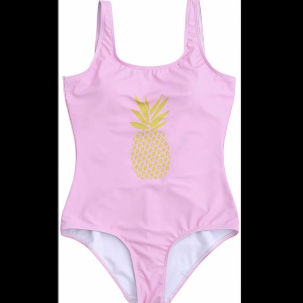 One piece pineapple swimsuit